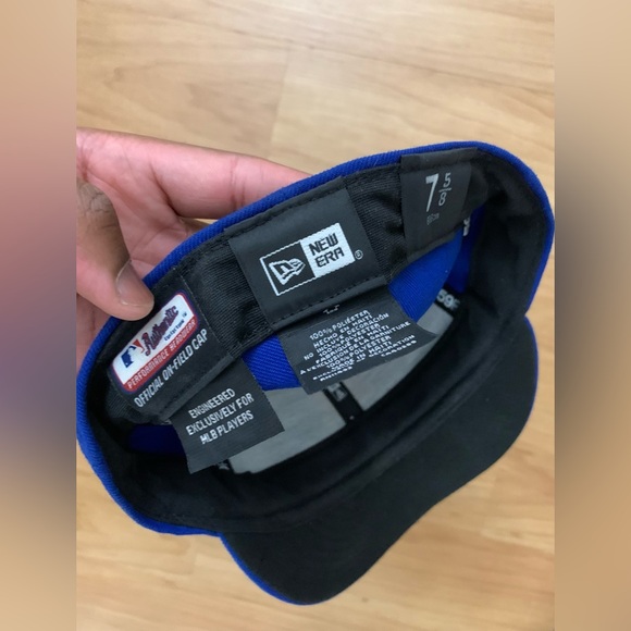 🧢 New York Mets 7 5/8 Fitted Hat - Picture 2 of 5